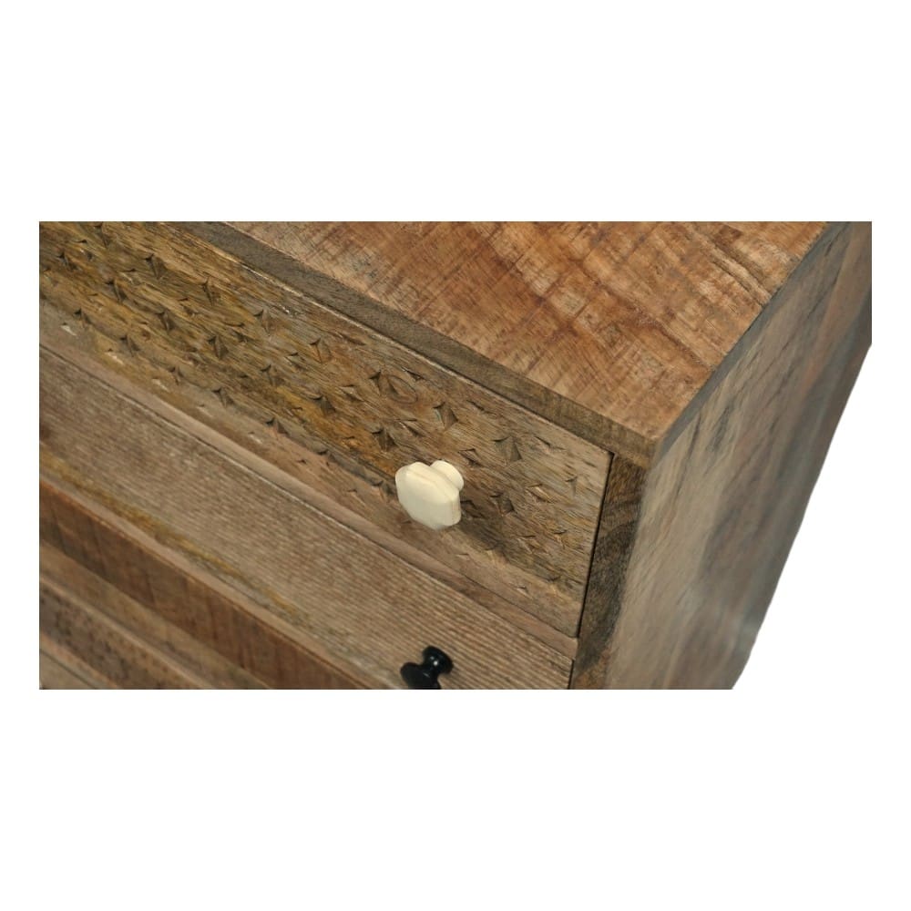 Unique Tall Dresser with 5 Deep Drawers image 4