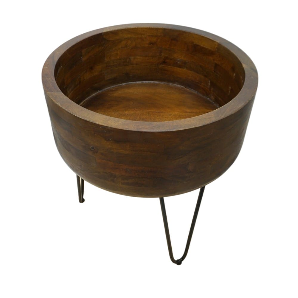 Extra-Large Solid Wood Planter with a Stand Hand-Crafted image 2
