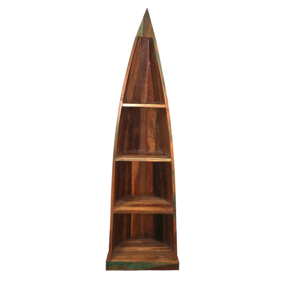 Boat Bookcase Hand-crafted Reclaimed Wood image 2
