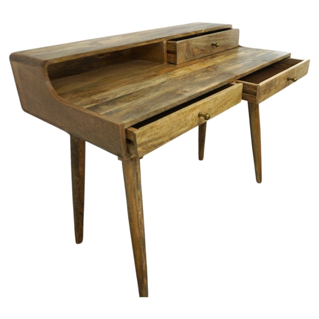 Rustic Hand-crafted Solid Wood Desk or Bedroom Vanity image 5