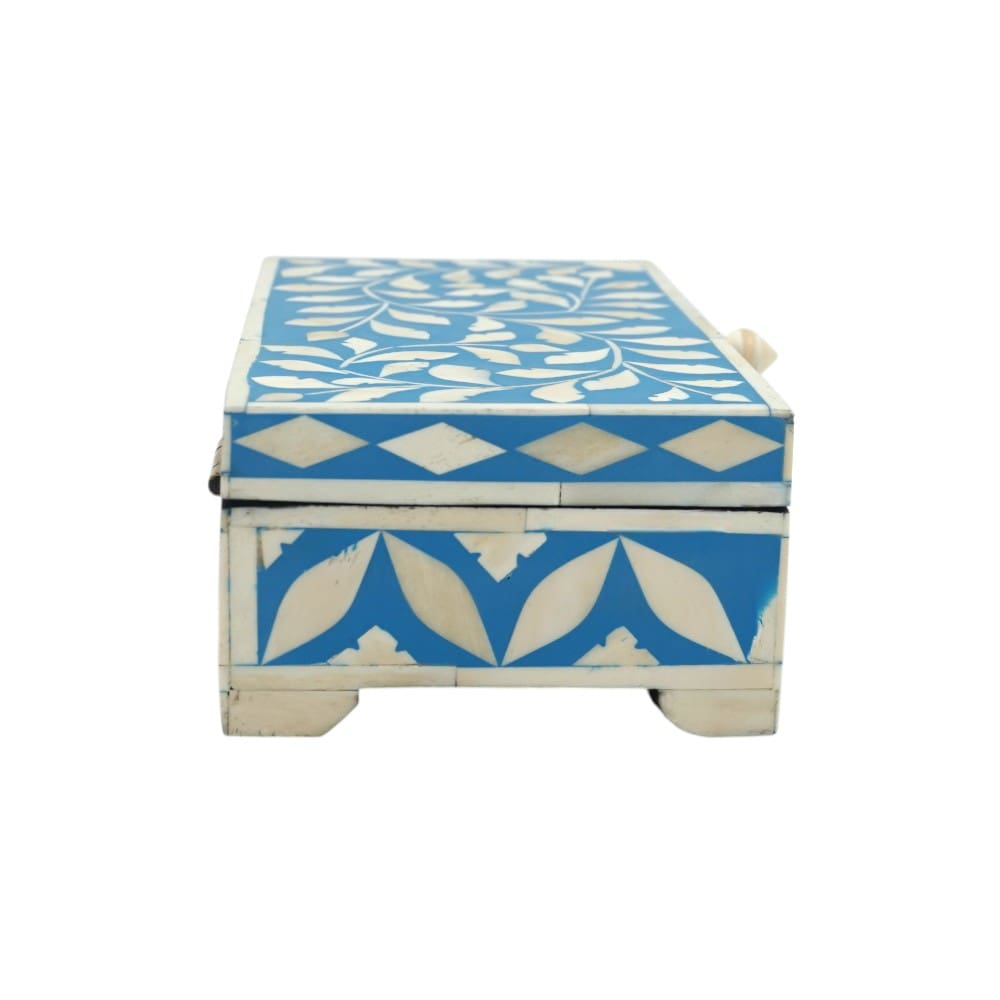 Blue and White Keepsake Box Hand-crafted image 6
