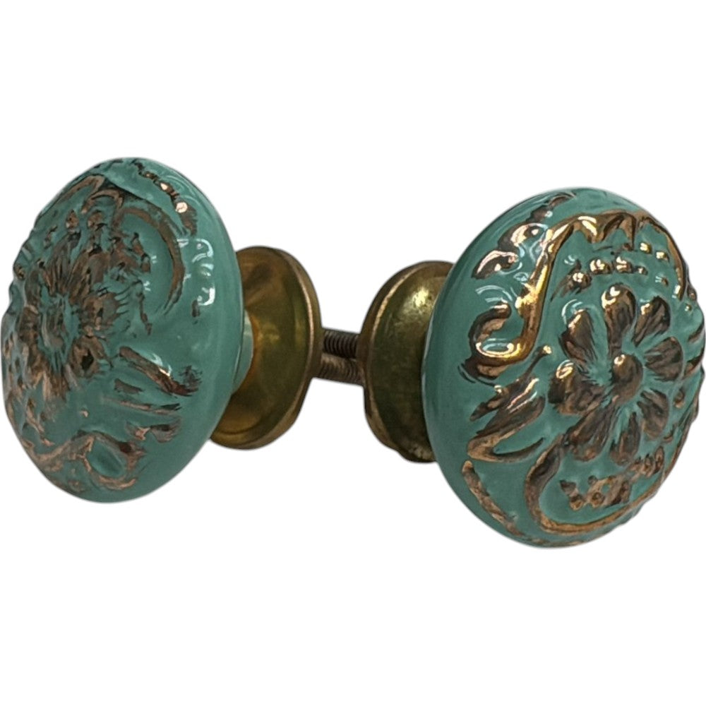 Hand-Painted Ceramic Drawer Handles | Unique Boho & Vintage Styles