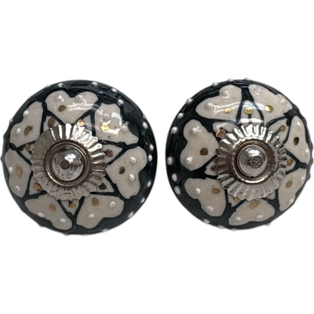 Hand-Painted Ceramic Drawer Handles | Unique Boho & Vintage Styles