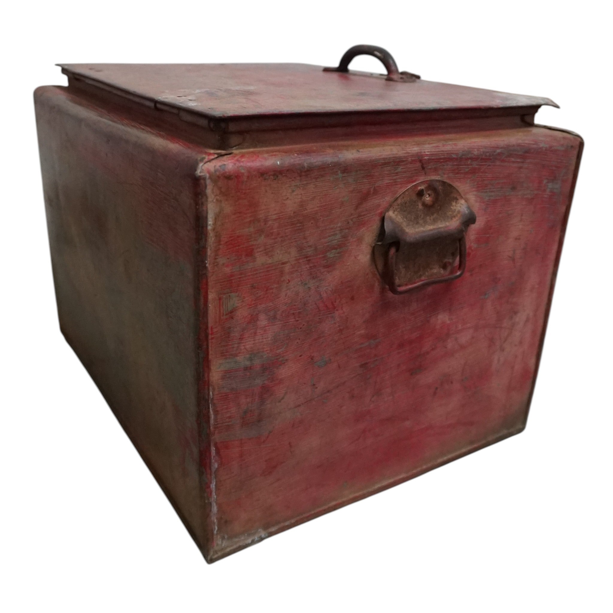Vintage Coca-Cola Metal Cooler | Original Bottle Opener & Patina Finish