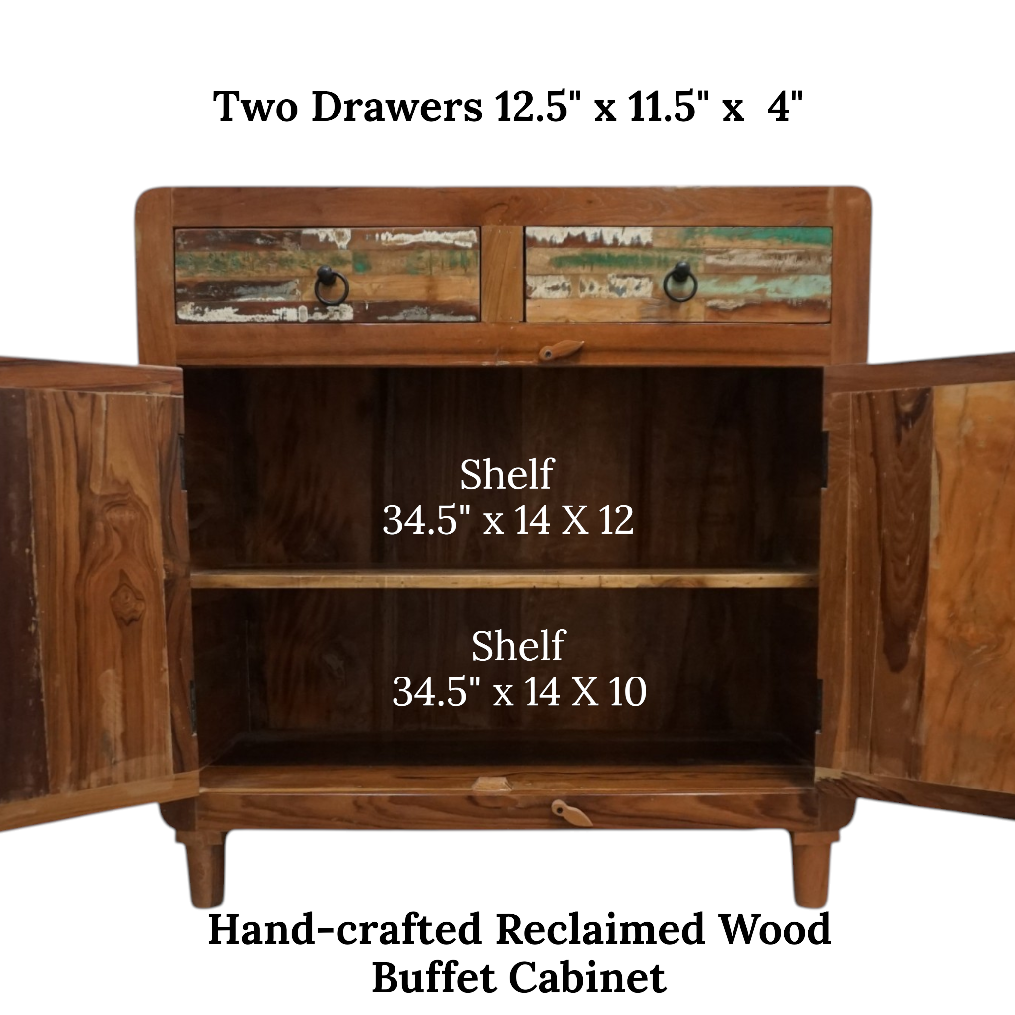 Handcrafted Reclaimed Wood Cabinet | Rustic & Sustainable Storage