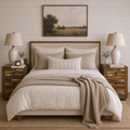 Handcrafted Reclaimed Wood Nightstands | Matched Pair | Rustic & Sustainable Bedside Tables