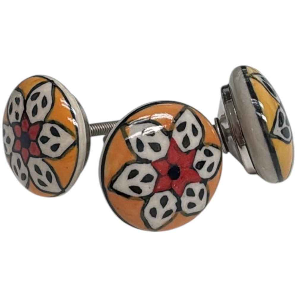 Hand-Painted Ceramic Drawer Handles | Unique Boho & Vintage Styles